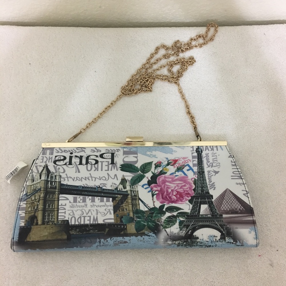 Cute Paris Theme Clutch/Purse/Bag - Picture 2 of 8